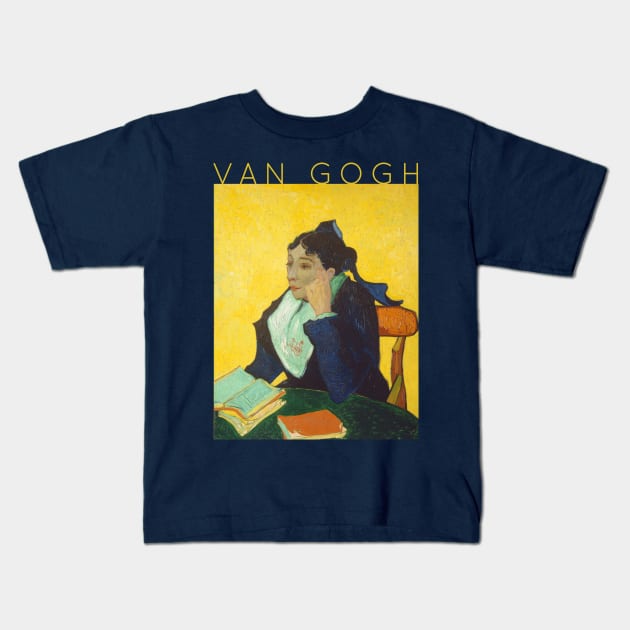 Van Gogh - L'Arlésienne - Madame Joseph-Michel Ginoux Kids T-Shirt by TwistedCity